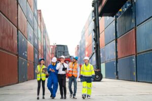 team of customs brokers